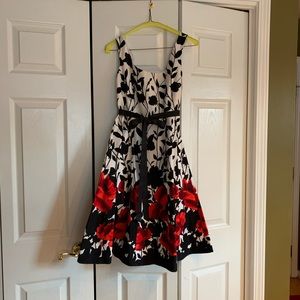Jessica Howard sleeveless floral dress size 6
